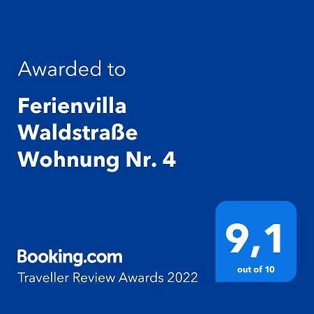 Ferienvilla Waldstraße Nr. 4 *